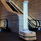 Geek+ AGV Robot Uv Light Smart UV Disinfection Robot The Public Health Guardian