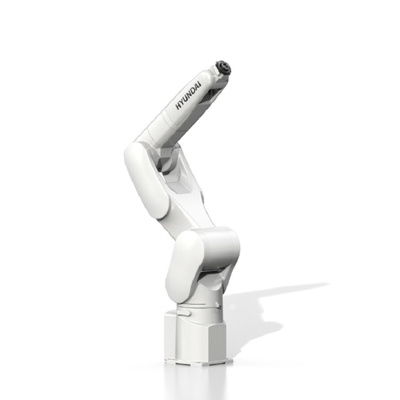 溶接機およびトーチが付いているヒュンダイHH7 6の軸線の溶接ロボットの腕
