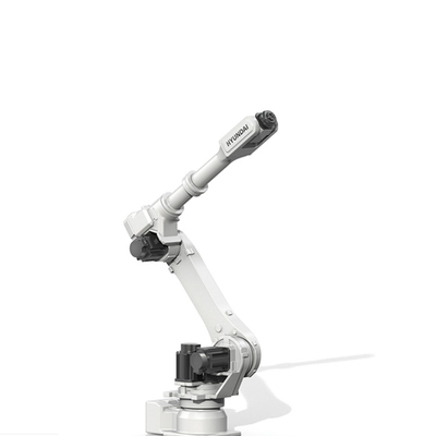 6軸線の溶接工および溶接トーチが付いている産業ヒュンダイHH10Lの溶接ロボットの腕