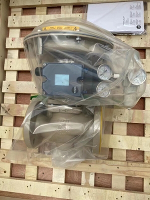 3277の空気アクチュエーターおよび3725ポジシァヨナー4708の調整装置が付いているSamsonの制御弁3241の地球弁