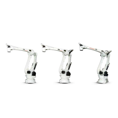 グリッパーが付いている川崎のロボットCP180 6軸線のロボット腕180KGのペイロード3255mmの範囲の一突きの場所
