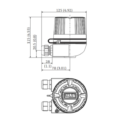 Endress Hauser ITEMPの温度の送信機TMT72 TMT162 TMT142B TMT82
