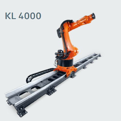 KUKA KR600 R2830 6の軸線の工業用ロボットの溶接/パレットで運搬するロボットKL4000トラック柵