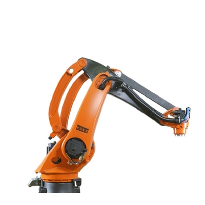 GBSのロボット柵が付いているKukaのロボット腕のペイロード40KGをパレットで運搬するKR 40 PA 4の斧
