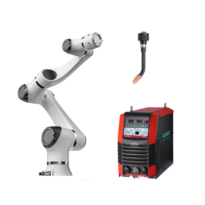 灰色のHansrobot 6の軸線のCobotの溶接Elfin05のOnrobotのロボット グリッパーが付いている共同のロボット腕