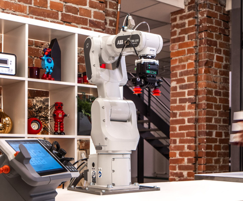 組み立てロボットのためのRobotiQのロボット グリッパーが付いているABB 6の軸線のCobot CRB1100のロボット腕