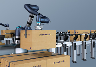 パレットで運搬することおよび組み立てロボットのためのOnrobotのロボット グリッパーが付いているDoosan Cobot A0912のロボット腕