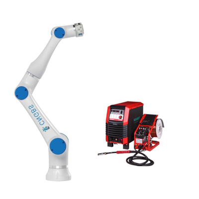 6 Tig MiGのアーク溶接機械が付いている軸線CNGBS 3kgのペイロードのCobotの溶接ロボットの腕