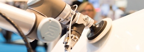 6粉砕のロボットのために適用範囲が広いOnrobotの研摩機が付いている軸線CNGBS 3kgのペイロードのCobotのロボット腕