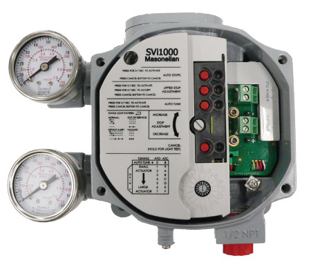 Masoneilan SVI 221113121の空気の単動弁のポジシァヨナーBurkert