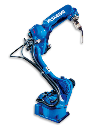 強力なYASKAWAの産業6つの軸線のロボット腕のためのアークのミグ溶接のトーチ
