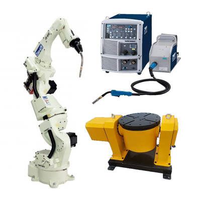 OTCの溶接の解決のためのP400ロボティック溶接機とのmig magの溶接ロボットFD-B4S 7の軸線