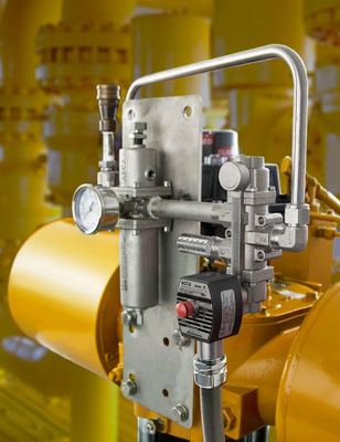 Masoneilan弁が付いている圧縮された天燃ガス分配装置291高圧5000 Psi CNG ASCOの電磁弁