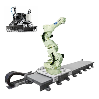 一突きおよび場所のためのロボット グリッパーそして線形追跡者とのOTC FD-V20Sのロボット腕6の軸線