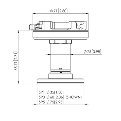 工業用ロボットの腕のUR Cobotの空気のグリッパーのためのONrobotのロボット グリッパーSP1 SP3 SP5手のグリッパーの仕事