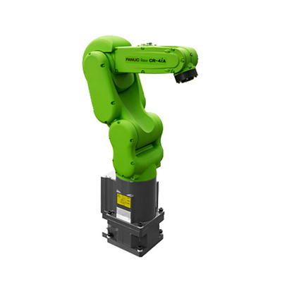 FanucのCr4iA 6の軸線のOnrobot 2指のグリッパーおよび物品取扱いのプラットホームが付いている中国のロボット腕