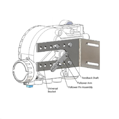Flowserve 3200MD弁のポジシァヨナーのフィッシャー67CFRフィルター調整装置が付いているWuzhongの地球弁