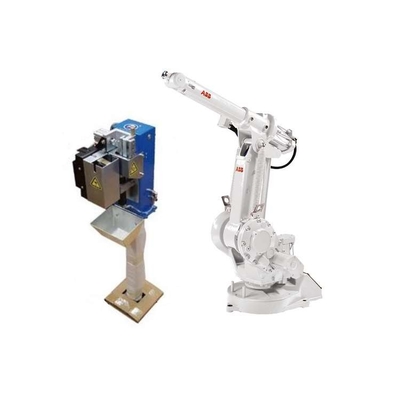 6 軸 ロボットアーム ABB IRB 1410 溶接ロボット自動化のためのCNGBS銃清掃ステーション