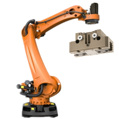 KR 120 R3200 PA クカ 6軸産業ロボット腕 CNGBSグリッパーOEM 材料処理機器としてパレティ化ロボット