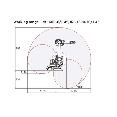 ABB ロボットアーム 6 軸 IRB 1600-10/1.45 CNGBS ロボットグリッパー