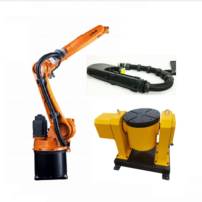 クカロボットアーム KR10 R1420 CNGBS位置付け器を溶接作業台として