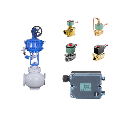 サムソン3725電圧定位器とASCO電磁弁の空気制御バルブ