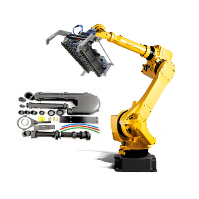 産業用6軸ファヌックロボットアーム M-710iC 大型ペイロードグリッパーとCNGBSドレスバック