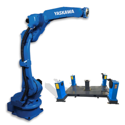 Yaskawa 6 軸 溶接 ロボット アーム MOTOMAN GP25 レーザー 溶接 機械として 工場のための CNGBS ポジショナー