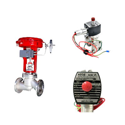 中国の有名な気圧制御バルブとMasoneilan SVI2-21123121ポジショナーとASCO電磁弁