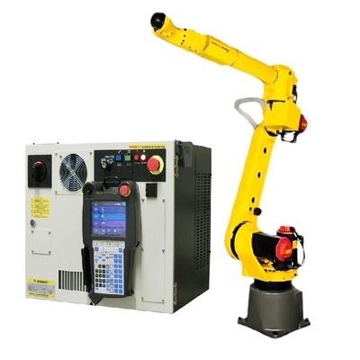 6軸ロボット腕をパレティ化する M-20iAの産業ロボットコントローラ