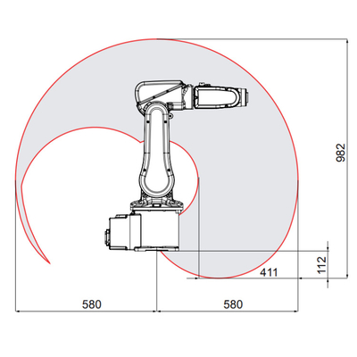 ABB IRB 120 6 軸 ロボットアームペイロード 3Kg コボット ピック・アンド・プレイス マシン