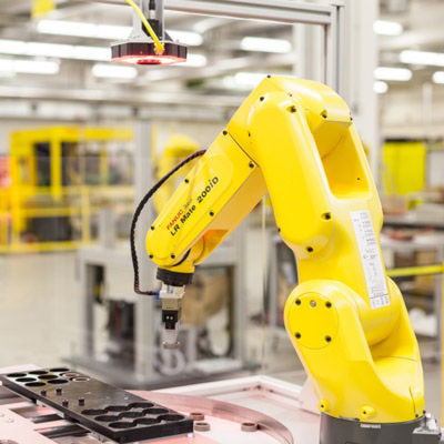 FANUC LR Mate 200iD 6 軸産業ロボット腕 エンジン組み立て用 CNGBSグリッパー