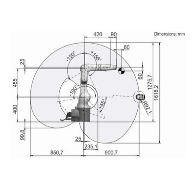 Kuka ロボット 価格 LBR イイワ7 R800 CNGBS ロボットグリッパー付き