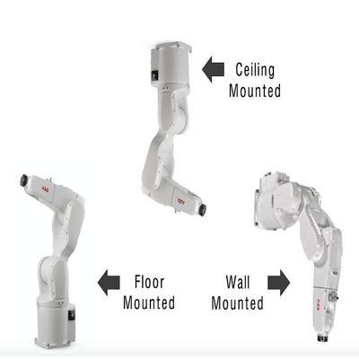 ABB IRB 1200 CNGBSグリッパーを搭載した産業用ロボット腕