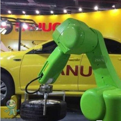Fanuc ロボットアーム 6軸 CRX-20iA/L CNGBS ロボットガイドレール付き コボットロボットとして操作