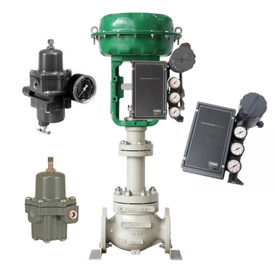 正確にスロットリングフィッシャー 3620J フィッシャー調節器とASCO電磁弁の電気気圧閥定位器