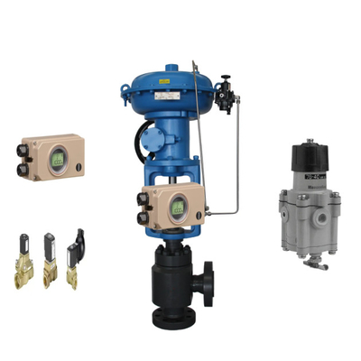 サムソン 3730-2 ポジショナーとASCO 210電磁弁 マソネイラン減圧弁 78-40