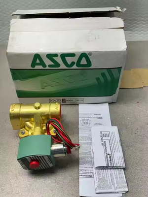 ASCO 3/8 2/2 Way Positioner ソレノイドバルブ 青銅とステンレス鋼体