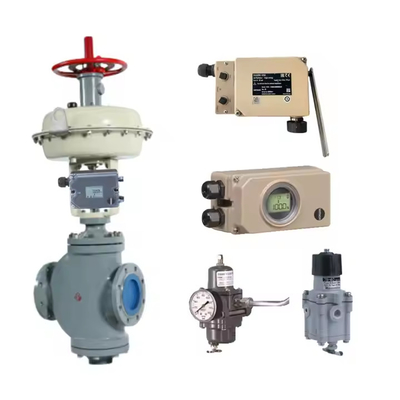 多ターンアクチュエーターSAとSAR AUMAによる SAMSON 3725 ハート プレマティックバルブ位置付け器とASCOソレノイドバルブで