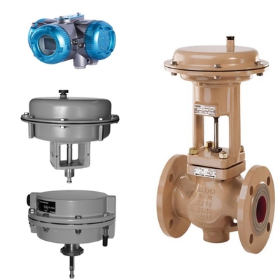 サムソン 3260/3244 コントロールバルブと 3271/3277 3967 電磁気バルブと中国の高品質のポジショナーを持つ気圧アクチュエーター