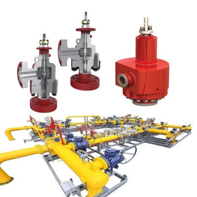 フレンジ制御バルブ サムソン PN1.6~42MPa ANSI 150~2500LB 円形またはOリングシート DN15~DN600