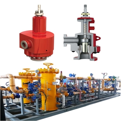 フレンジ制御バルブ サムソン PN1.6~42MPa ANSI 150~2500LB 円形またはOリングシート DN15~DN600