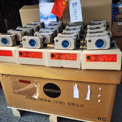 蝶弁およびAscoの電磁弁が付いているSamsonの空気のスマートなポジシァヨナー3730-31001