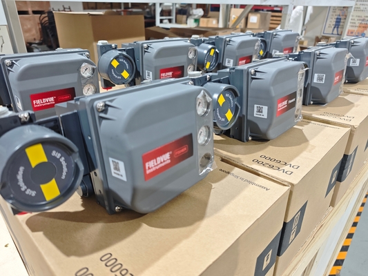 ストックサプライヤー エマーソン フィッシャー バルブ ポジショナー コントローラー DVC6200SIS F HC OEM 中国 空気圧制御バルブ工場メーカー