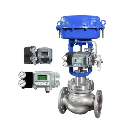 Fluid Control Supplier LN81 Series China Single Seat Pneumatic Control Valve Masoneilan SVI2 SVI3 Digital Valve Positioner