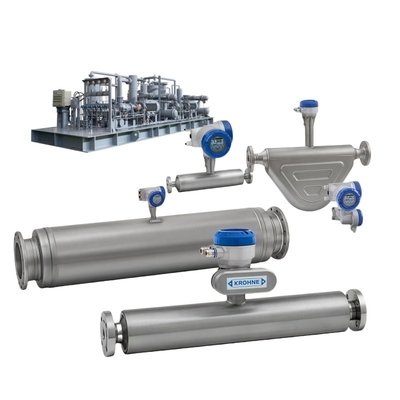 コリオリ流量計 Krohne OPTIMASS 1400 液体およびガス流量測定デバイス プロセス制御用コリオリ質量流量計