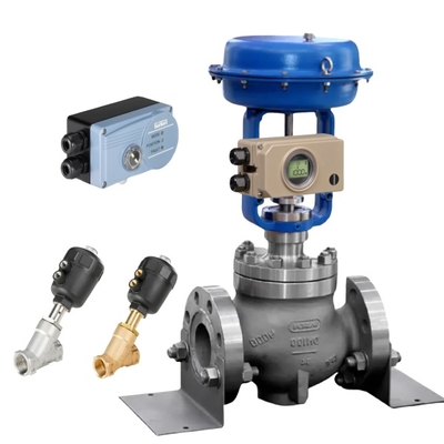 ライトイエロー サムソン ポジショナー 3730-3 Burkert バルブおよびポジショナー制御ボールバルブ
