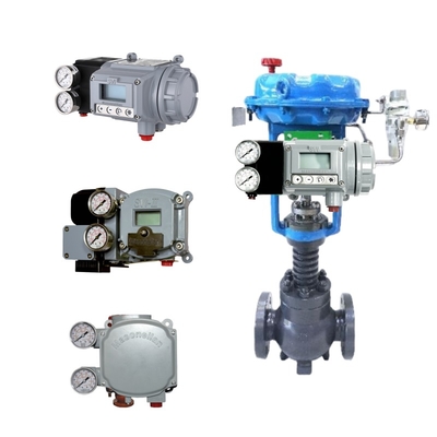 グレー マソネイレアン 3730 バルブポジショナー (Flowserve USA Logix 3200 MD 空気圧デジタルバルブポジショナー付き)
