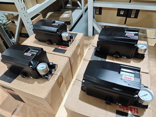 空気圧ポジショナー電動制御弁