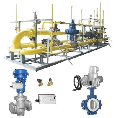 新しく正確なKEYSTONE 空気圧バタフライバルブ FIGURE 990 バタフライバルブとNELES ポジショナー ND7000